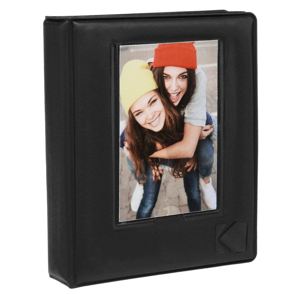 KODAK Printomatic Cámara instantánea (Negro) Paquete Todo Incluido con Papel fotográfico Zink (20 Hojas) y Mucho más.