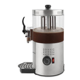 H.Koenig Dispensador de chocolate caliente Acero inoxidable SHK800, 1200W, Recipiente extraíble de 3L, Termotast ajustable, Mantener caliente, Sistema antigoteo, Apto para lavavajillas