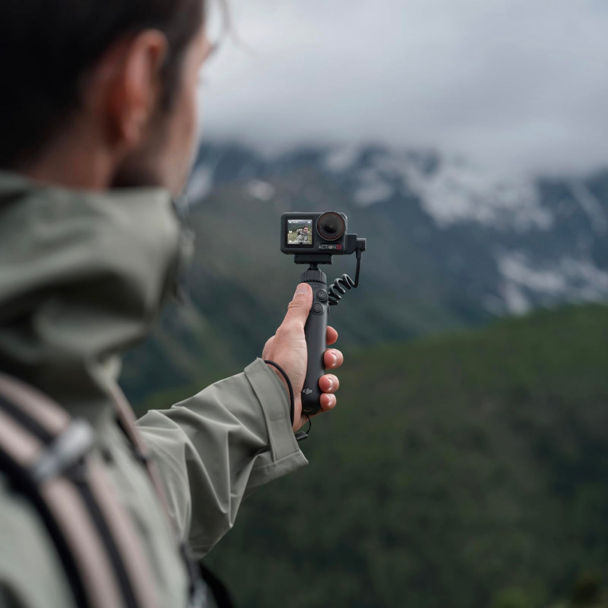Empuñadura de Carga Multifuncional Osmo Action, Compatibilidad: Osmo Action 5 Pro, Osmo Action 4