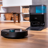 Cecotec Robot Aspirador y Friegasuelos Conga 15090 SpinArm Home&Wash. 8000Pa, App, Navegación Láser, Base Autovaciado con Tanques de Polvo y Agua, Limpieza-Secado de Mopas, Cepillo Silicona y Mopas