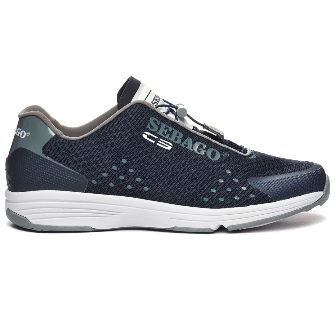 Sebago Cyphon Sea Sport, Zapatos del Barco Hombre, Blue Navy, 44 EU
