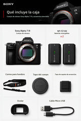 Sony Alpha 7 III cámara mirrorless (Full-Frame) de 24.2MP, 10 fps