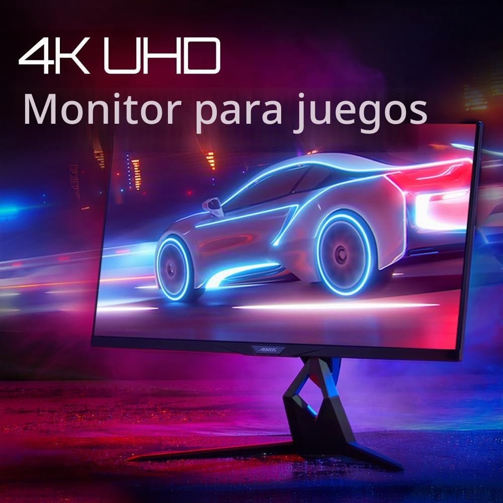 GIGABYTE AORUS FO48U 48” Monitor de Juego Pro 4K - 3840 x 2160 (UHD), 120Hz, 1ms, 150 CD/m2, FreeSync Premium Pro, High Dynamic Range 10 (HDR10), HDMI 2.1, Displayport 1.4