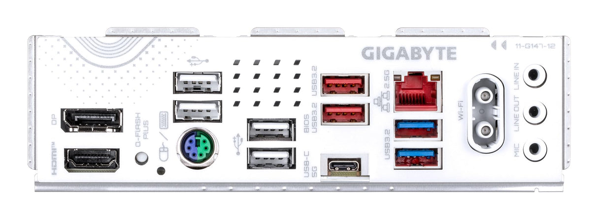 GIGABYTE B850 Eagle WIFI7 Ice Placa Base - Procesadores AMD Ryzen Serie 9000, VRM Digital de 8+2+2 Fases, hasta 8200 MHz DDR5 (O.C.), 1x M.2 PCIe 5.0 + 2X M.2 PCIe 4.0, Wi-Fi 7, LAN 2.5 GbE