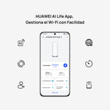 HUAWEI WiFi Mesh 3, Router Mesh Wi-Fi 6 AX3000 para Todo el hogar, Cobertura de hasta 200-400 m², Paquete de 3, 9 Puertos GE en Total, Seguridad HomeSec™, Exclusivo de Amazon, 42 Meses de Garantía
