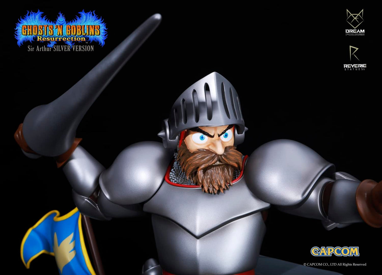 Dream figures group Figura Ghost and Goblins Resurrection Sir Arthur Armadura Plateada - Figura Videojuego Ghost and Goblins Resurrection - Licencia Oficial