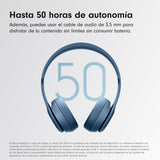 Beats Solo 4 - Auriculares Wireless Bluetooth on-Ear, compatibles con Apple y Android, con hasta 50 Horas de batería - Azul Pizarra