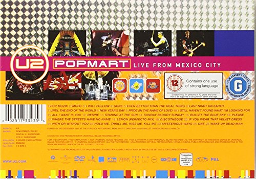 U2 - Pomart : Live From Mexico City [DVD]