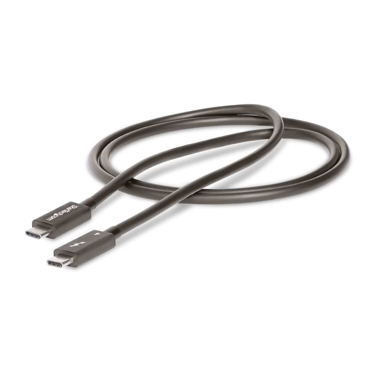 StarTech.com Cable de 1m Thunderbolt 4-40Gbps - PD 100W - Vídeo 4K/8K - Cable Thunderbolt 4 con Certificación Intel - Compatible con USB4/Thunderbolt 3/USB 3.2/USB Tipo C/DisplayPort (TBLT4MM1M)