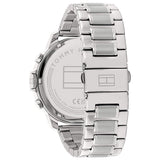 Tommy Hilfiger Reloj Analógico de Cuarzo Multifunción para Hombre con Correa de Acero Inoxidable Plateada - 1710492