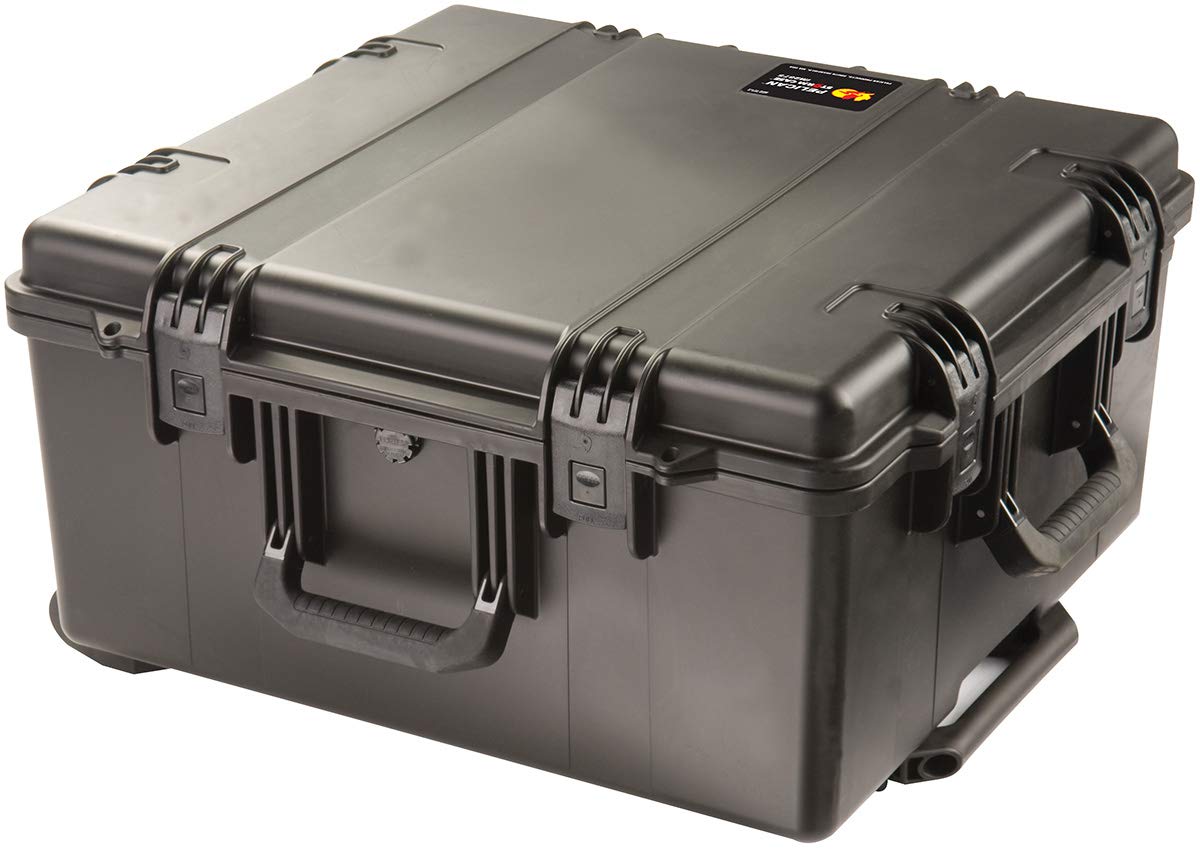 PELI Storm IM2875 Maleta Trolley Resistente al Agua y los Impactos para cámaras y Drones, Resistente al Agua y al Polvo, 89L de Capacidad, Fabricada en EE.UU., con Espuma Personalizable, Color Negro