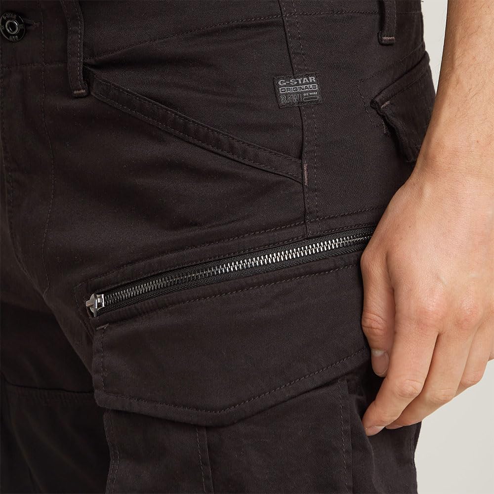 G-Star para Hombre Shorts Rovic Zip Regular, Negro (dk Black D26214-5126-6484), 36