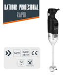 Lacor - 69920 - Batidor Rapid Serie, 8 Velocidades, 220 W, Acero Inoxidable, 4000-18000 r.p.m, Mango Ergonómico, Brazo Triturador Desmontable y Fácil Limpieza, Perfecto para Purés, Cremas y Salsas