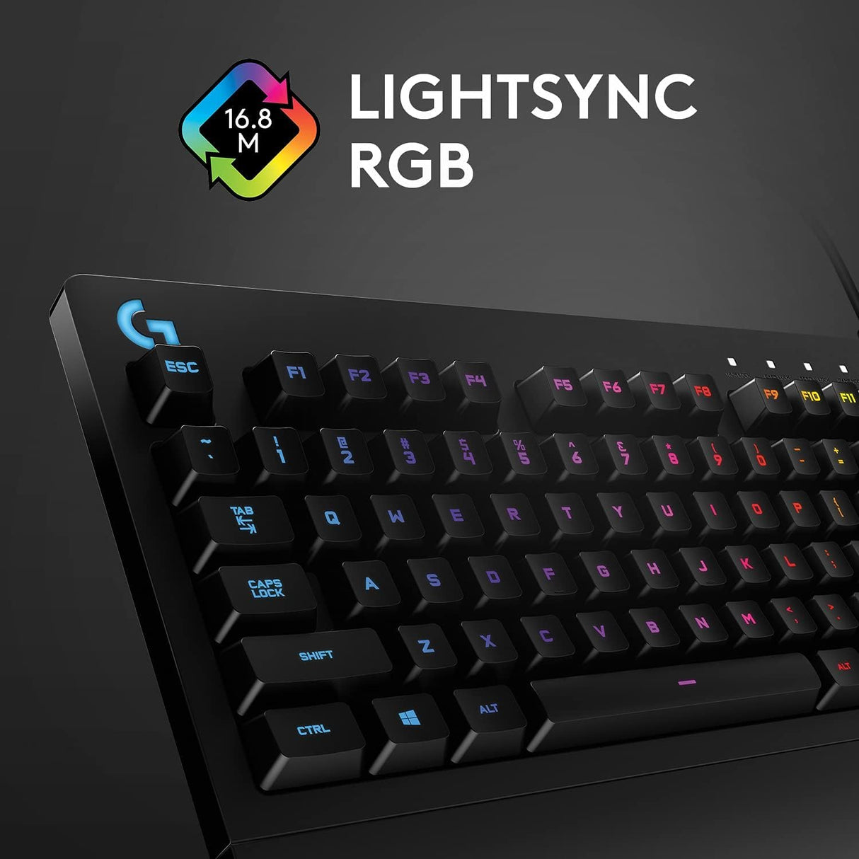 Logitech G 502 Hero - Ratón para Videojuegos de Alto Rendimiento, Sensor óptico Hero 25600 dpi + Teclado Logitech G213 Prodigy para Gaming, diseño alemán QWERTZ, Color Negro