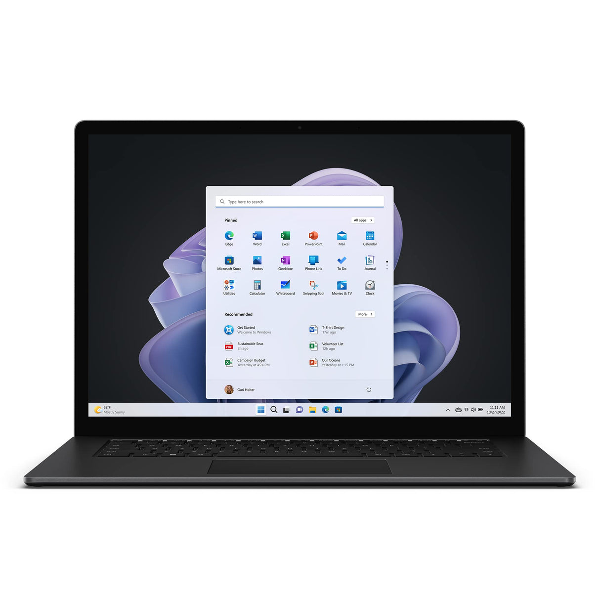 Microsoft Surface Laptop 5 - Ordenador portátil de 15" táctil accionado por Intel EVO,12º generacion Intel Core i7-1255U, 8GB RAM, 512GB SSD con Intel Iris Xe Graphics y Windows 11 Home