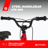 ATTABO Knack 14" Atb-b5i022 Bicicleta, Rojo