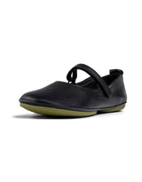 Camper Women's Right Nina K201365 Mary Jane Flat, Black 019, 35 EU