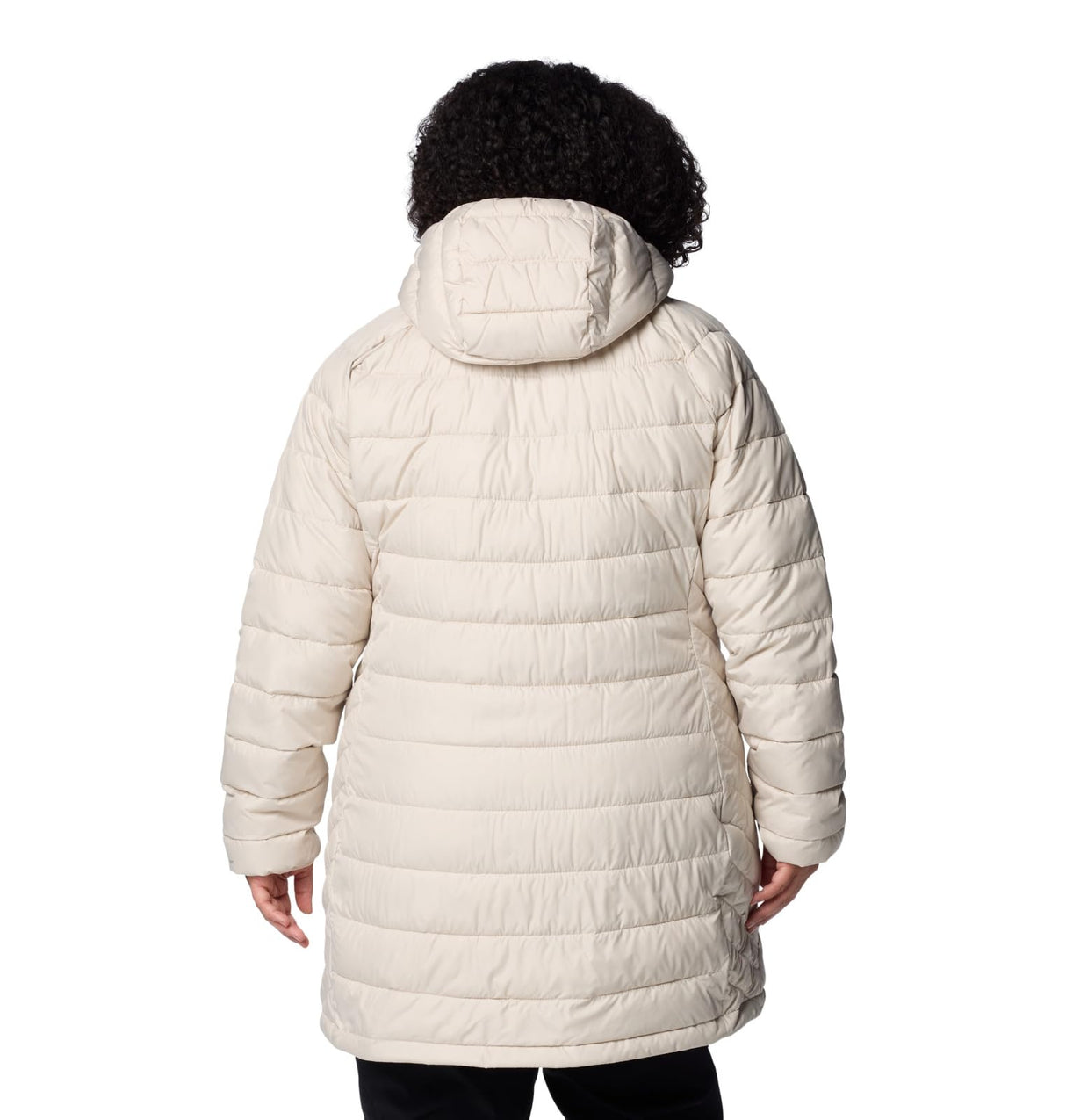 Columbia Powder Lite II Chaqueta de Largo Medio, Forro Reflectante, Tejido Resistente al Agua, Bolsillo Interior Seguro, Bolsillos de Mano con Cremallera, Cremallera Frontal Central de 2 Vías - Mujer