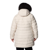 Columbia Powder Lite II Chaqueta de Largo Medio, Forro Reflectante, Tejido Resistente al Agua, Bolsillo Interior Seguro, Bolsillos de Mano con Cremallera, Cremallera Frontal Central de 2 Vías - Mujer