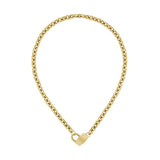 BOSS Jewelry Collar para Mujer Colección DINYA de Acero inoxidable, Oro (Yellow Gold), Talla única