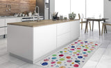 Vilber Kids Dots Alfombra, Vinilo, Multicolor