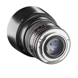 Samyang F1111209101 - Objetivo fotográfico DSLR para Micro Cuatro Tercios (Distancia Focal Fija 85mm, Apertura f/1.4-22 AS IF UMC, diámetro Filtro: 72mm), Negro
