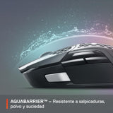 SteelSeries Aerox 5 Wireless - Ratón gaming perforado RGB - Diseño ultraligero resistente al agua - 9 botones - Bluetooth/2,4 GHz - Sensor óptico TrueMove Air 18K DPI