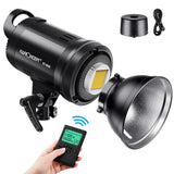 K&F CONCEPT- SL-60W LED Video Flash con Luz Blanca 5600K, 60W CRI 95+,TLCI 95+ con Foco LED con Control Remoto,Obturador,Reflector,Montura Bowens para Video,Estudio Fotografía al Aire Libre,Foco LED