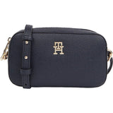 Tommy Hilfiger Bolso bandolera Mujer Emblem Camera Bag pequeño, Azul (Space Blue), Talla Única