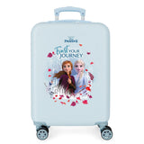 Disney Frozen Trust Your Journey Maleta de Cabina Azul 37x55x20 cms Rígida ABS Cierre combinación 32L 2,5Kgs 4 Ruedas Dobles Equipaje de Mano
