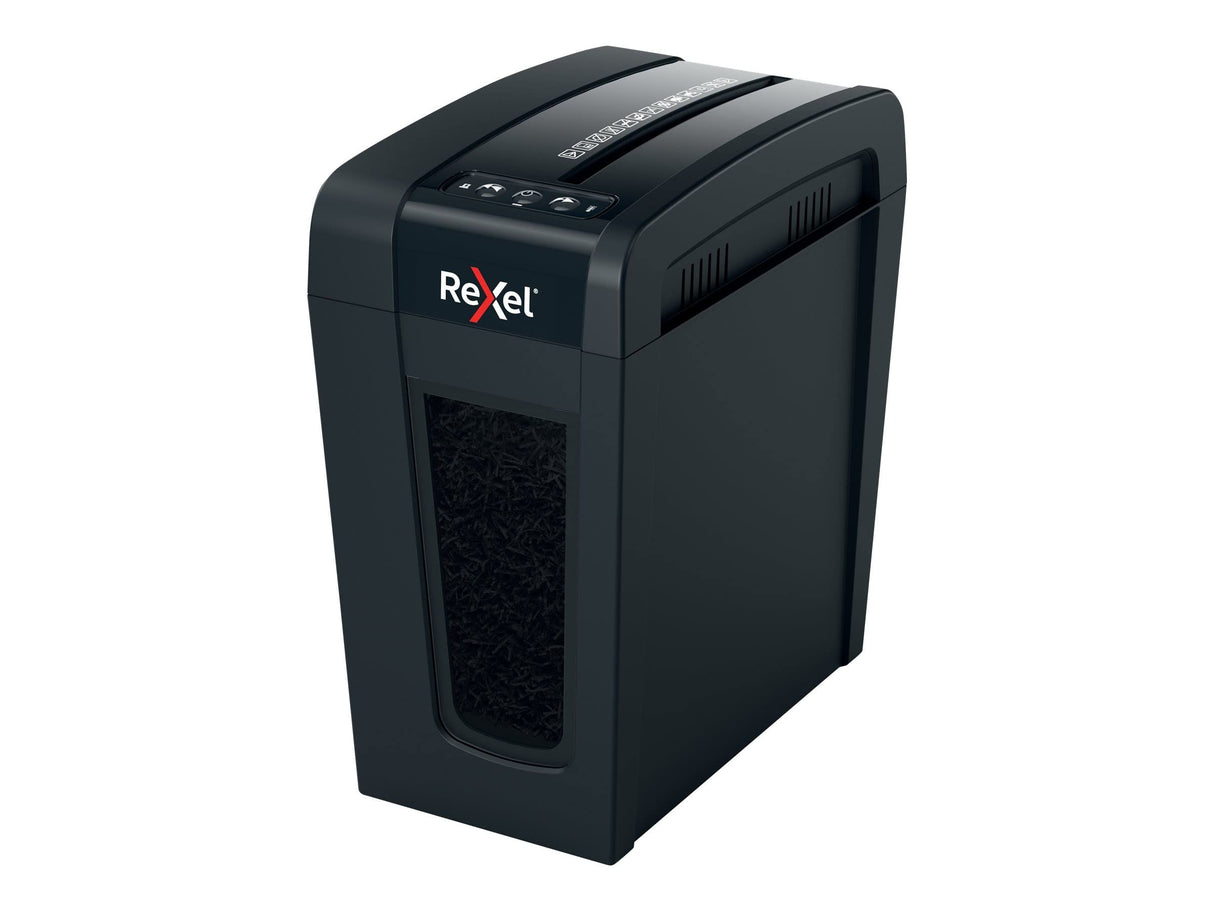 Rexel Secure X8-SL Whisper-Shred Destructora de Papel con Corte en Partículas P4, Papelera Extraíble de 14 L, Silenciosa y Compacta, 2020126