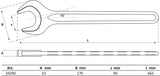 BGS 34290 | Llave plana de una boca | DIN 894 | 90 mm