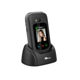 TTfone TT970 Whatsapp 4G Pantalla Táctil Teléfono de tapita y Botones Grandes – con Cámara de 8MP y Botón de Asistencia de Emergencia, Compatible con Audífonos y – Fácil y Simple de Usar (Solo)