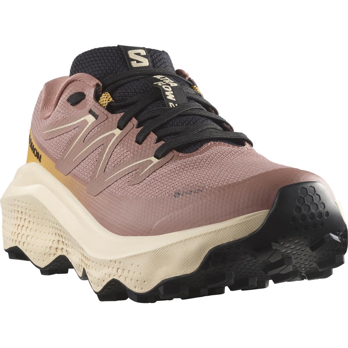 Salomon mujer Ultra Flow 2 GORE-TEX, zapatillas de trail running versátiles y cómodas, perfectas para excursiones y trail running en aventuras al aire libre, Azul oscuro, 43 ⅓