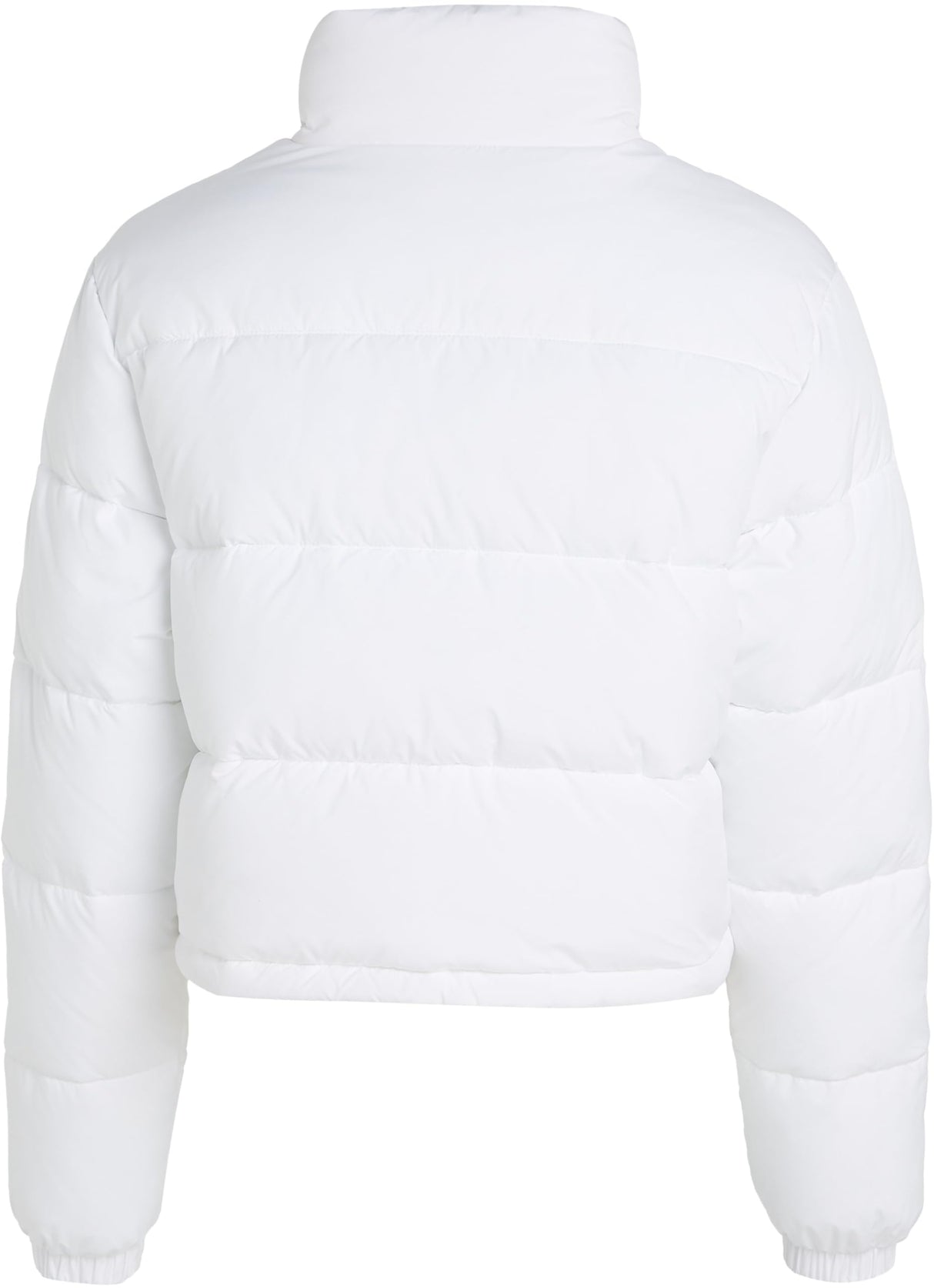 Tommy Jeans Cazadora Acolchada Mujer Cropped Essential Puffer Corta, Blanco (White), S