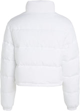 Tommy Jeans Cazadora Acolchada Mujer Cropped Essential Puffer Corta, Blanco (White), S