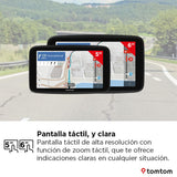 TomTom navegador para camion GO Professional 2.ª generación (con pantalla táctil capacitiva de 6" y mapas de Europa, información de tráfico a tiempo real.Ideal para camiones,buses y vehículos grandes)