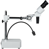 Bresser Biorit ICD-CS - Microscopio estéreo (5 x -20x, 3 Lentes Intercambiables, LED y Distancia de Trabajo de 230 mm)
