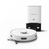 Rowenta X-plorer Serie 75 S+ RR8587 Robot aspirador autovaciado 4,1 L con mapeo, cámara y láser, para mascotas y alergias, compatible con smartphones y asistentes de voz, 2 mopas estándar