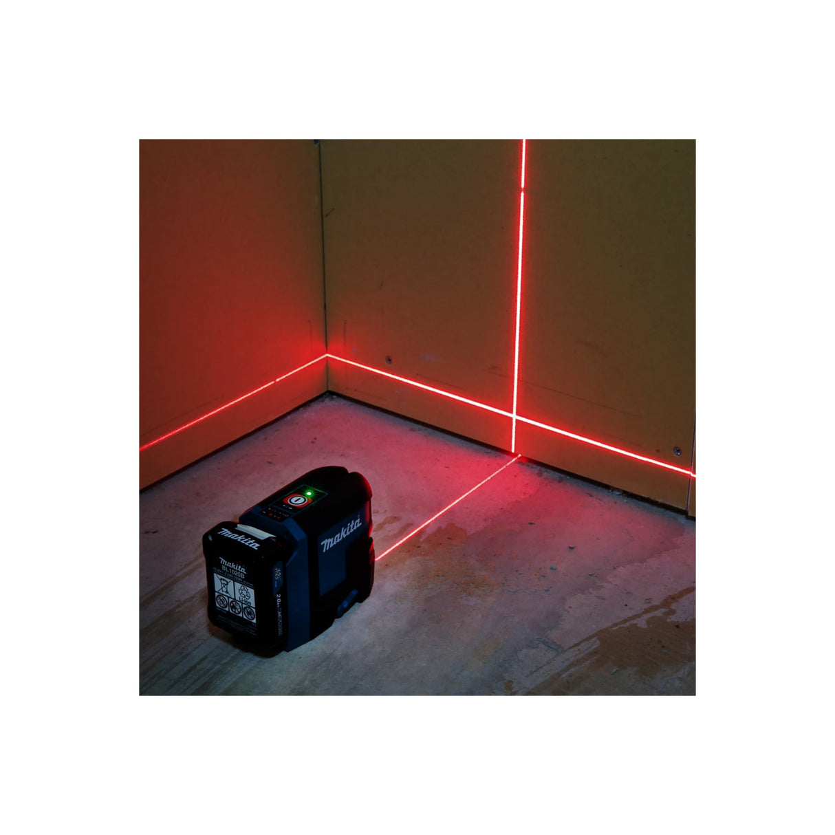 Makita SK105DZ - Batería para trazador láser de 12 V CXT máx. 25 m, color rojo