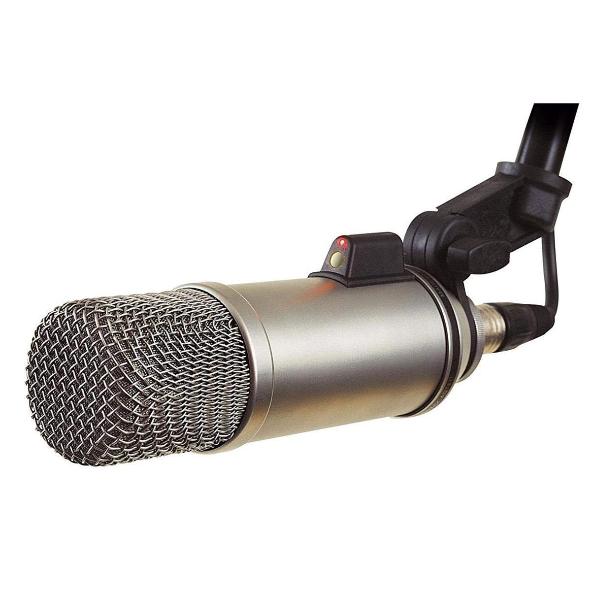 RØDE Broadcaster Micrófono de condensador de montaje final RØDE Broadcaster para podcasting, radiodifusión, transmisión, juegos, producción musical, grabación vocal e instrumental