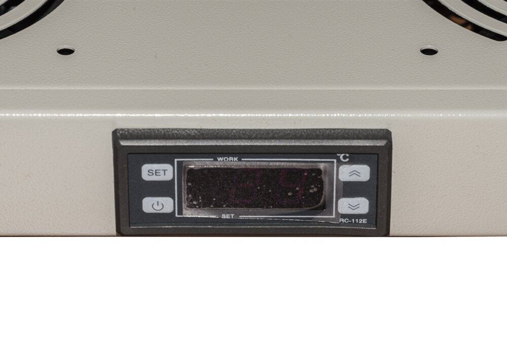Link lkvent2gr módulo 2 Ventiladores refrigeración con Pantalla, Gris