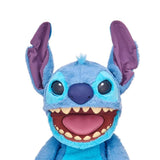 Disney Stitch Puppetronic by Real FX de Lilo & Stitch, Peluche Electrónico de 45 cm, 100+ Combinaciones de Acciones y Sonidos, Juguete Realista con Sensores y Reacciones, 6+ años, Famosa (TTC29000)