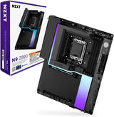 NZXT N9 Z890 Gaming Motherboard - Intel Z890 LGA 1851 ATX for Core Ultra (Series 2) - 20+1+1, DDR5, 5X M.2, PCIe 5.0, Wi-Fi 7, 5GbE, Thunderbolt 4 - RGB, Full Metal Housing - Black