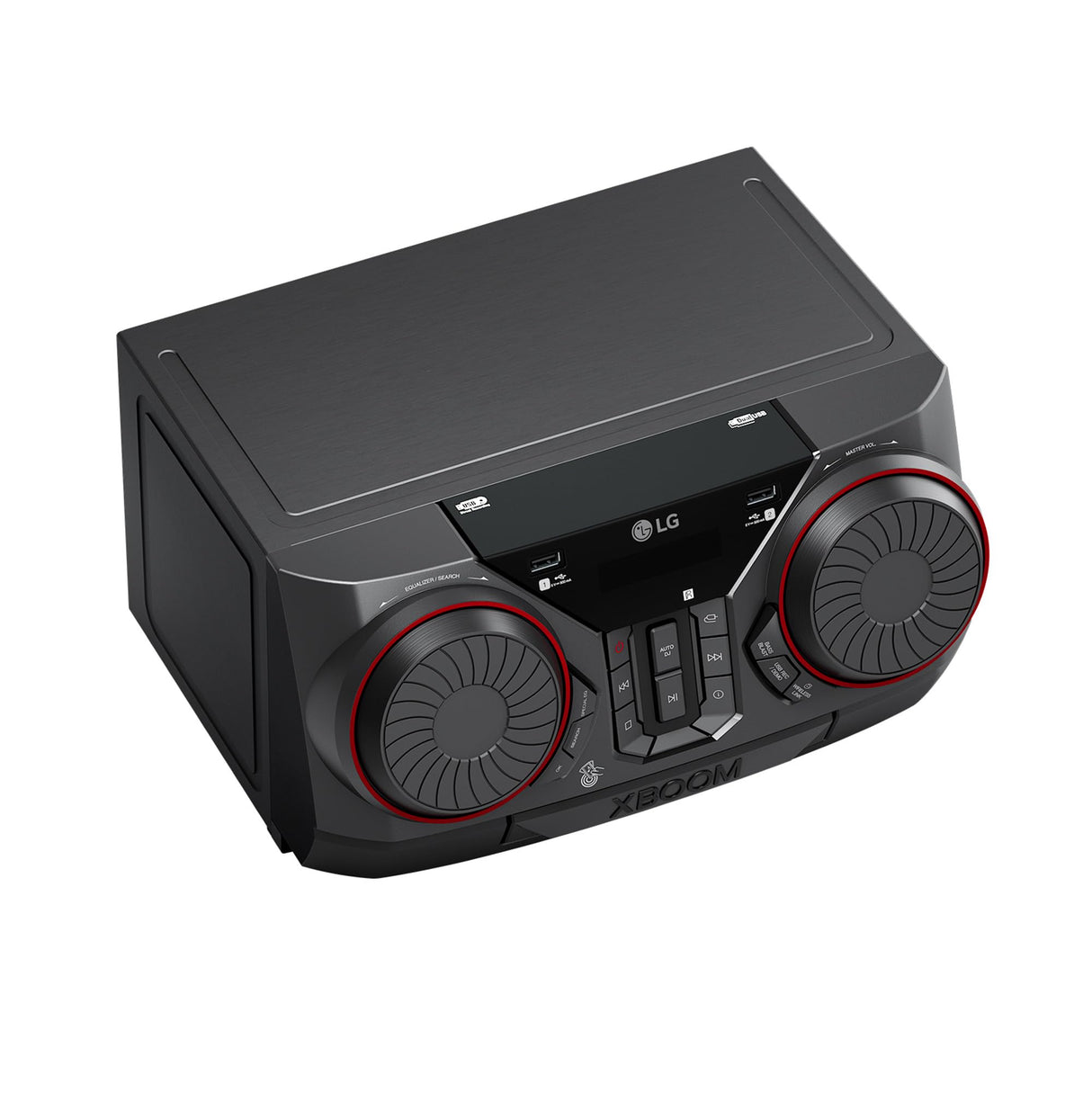 LG CK43N - Microcadena XBOOM, Sistema de Sonido 300W, Bluetooth, USB, Entrada Aux, Sincronización TV, Control de Fiesta, Ecualizador, Reproductor MP3, Audio Potente para Casa y Fiestas, Negro