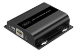 DIGITUS Receptor extensor HDMI PoE IP para DS-55353 – UHD 4k 60 Hz – HDMI 2.0 – hasta 120 m de alcance – unidad receptora – punto a multipunto – CAT 6 – negro
