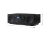 SHARP XL-B720D(BK) Tokyo All in One Soundsystem con Radio Dab, Dab+, FM, Bluetooth, CD-MP3, reproducción USB, Conexión de Auriculares, y 60W, Color Negro