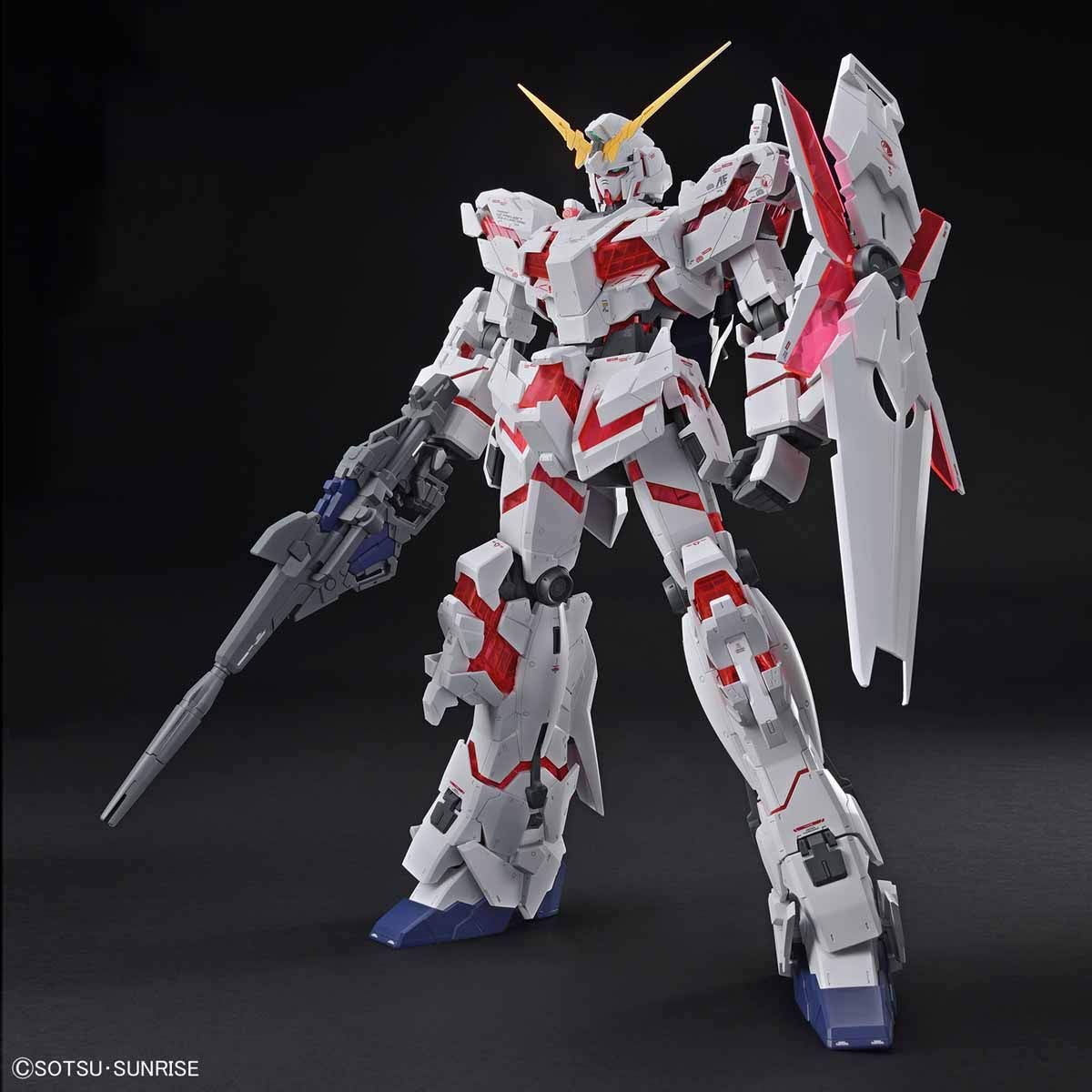 BANDAI SPIRITS- Mega Größe 1/48 Einhorn [Destroy-Modus] Gundam UC Banagher Links Accesorios, Color incoloro, 43,2 cm (BAS5057986)