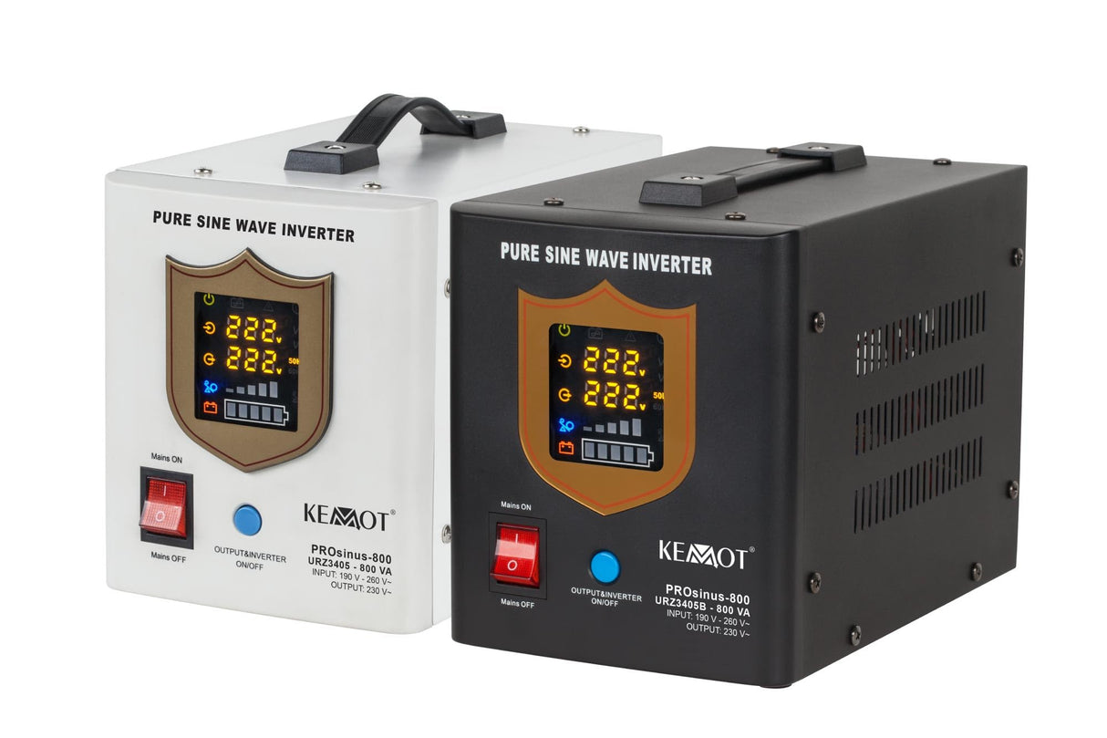Not Alimentación Kemot prosinus de 500 Cambio Richter Reiner Sinus Función de Carga 12 V 230 V 800 VA/500 W