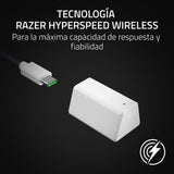 Razer Blackshark V2 Hyperspeed - PC Auriculares Inalámbricos para Juegos E-Sports Ligeros 280g (Micrófono de Banda Superancha, Diafragma Triforce 50mm, Espuma Aislante del Sonido, 70 Horas) Blanco